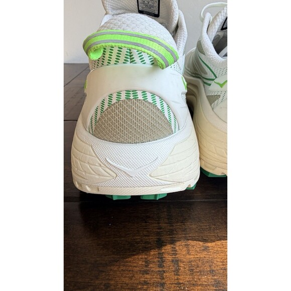 Hoka One One Mafate Speed 2 White Green Trail  Shoes 1126851  Unisex Size W10 M9 main image 5